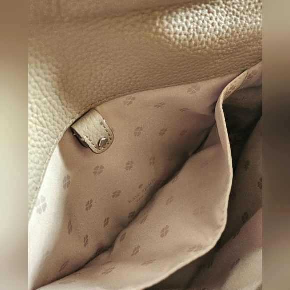 Kate Spade Pebbled Leather Fold Over Bag! NWOT! - Picture 10 of 13